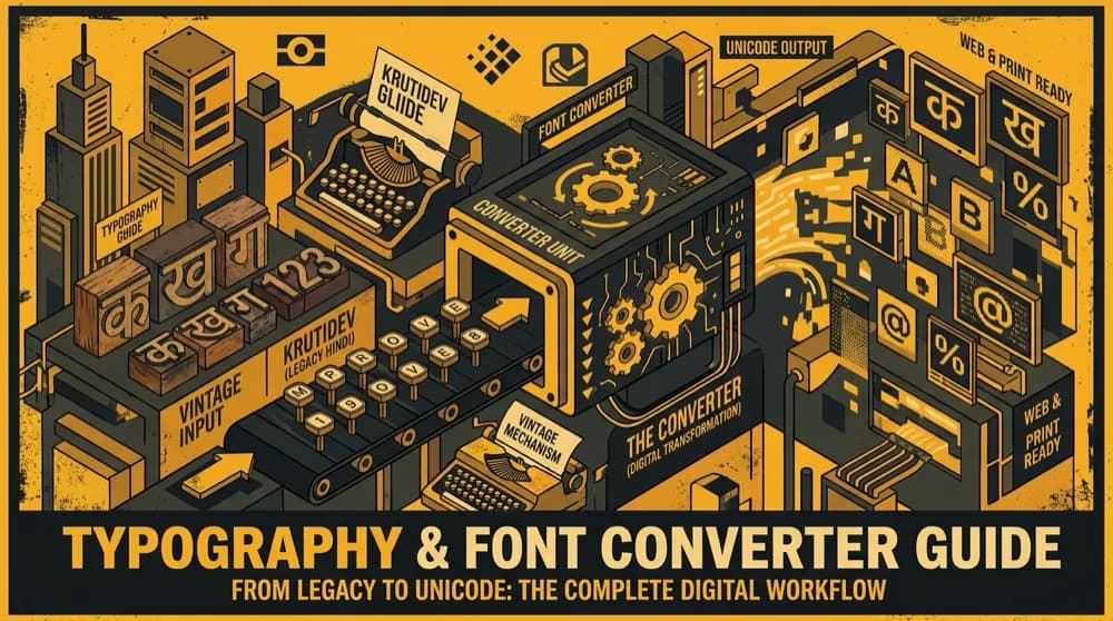 The Complete Indic Font Conversion Guide: Krutidev, Bijoy, and Legacy Encodings to Unicode